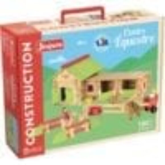 NWT Jeujura Wooden Building Set Equestrian Centre - Picture 2 of 2